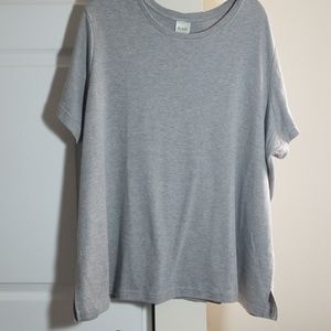 Gray petite 3x t T-shirt